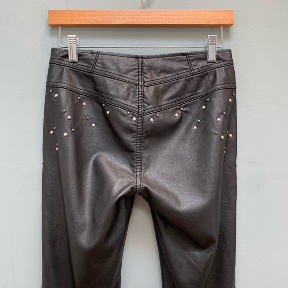 FP Moonchild Vegan Faux Leather bell bottom pants - Picture 8 of 12